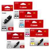 Canon CLI-651 PGI-650 CLI-651XL PGI-650XL Ink Cartridges Canon CLI-651 PGI-650 CLI-651XL PGI-650XL Ink Cartridges